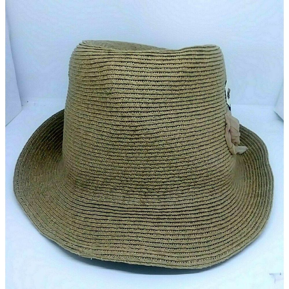 Eugenia Kim/Target Hat Tan Flower Emblishment